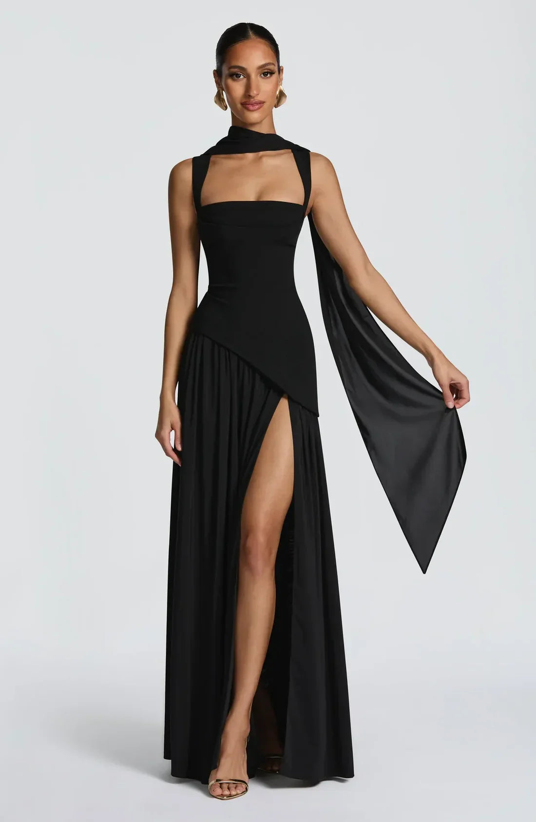 ZAFIRA | Vestido Largo Lacado