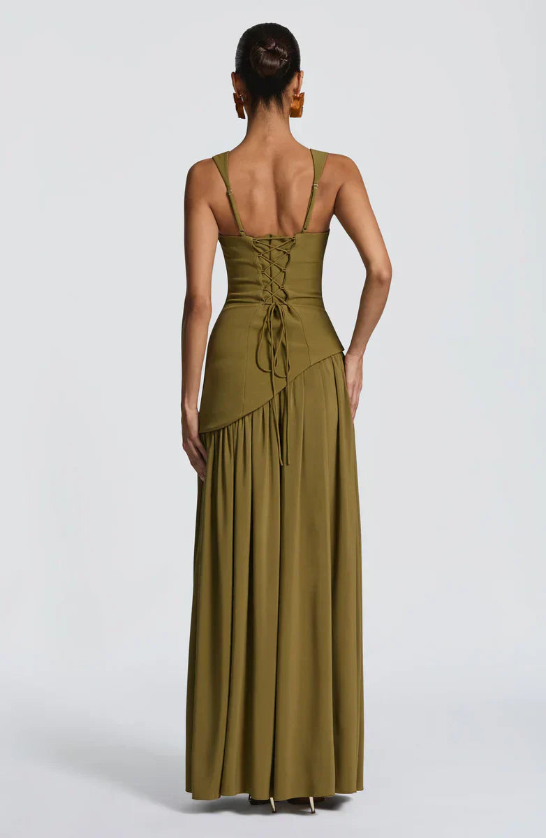 ZAFIRA | Vestido Largo Lacado