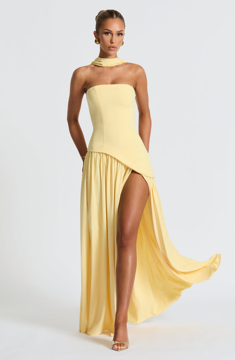 ZAFIRA | Vestido Largo Lacado