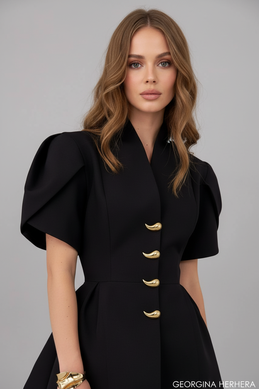 Conjunto negro - Detalle chaqueta