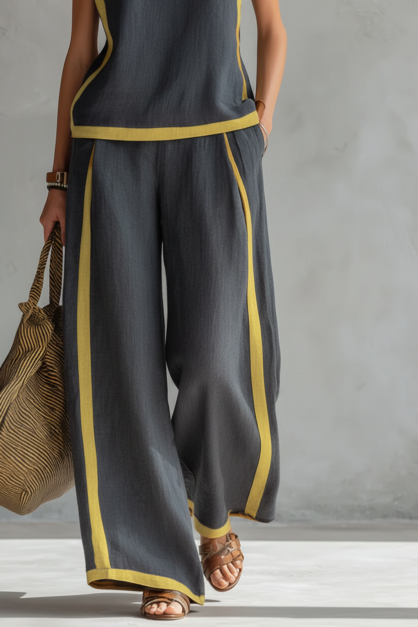 Detalle pantalón palazzo