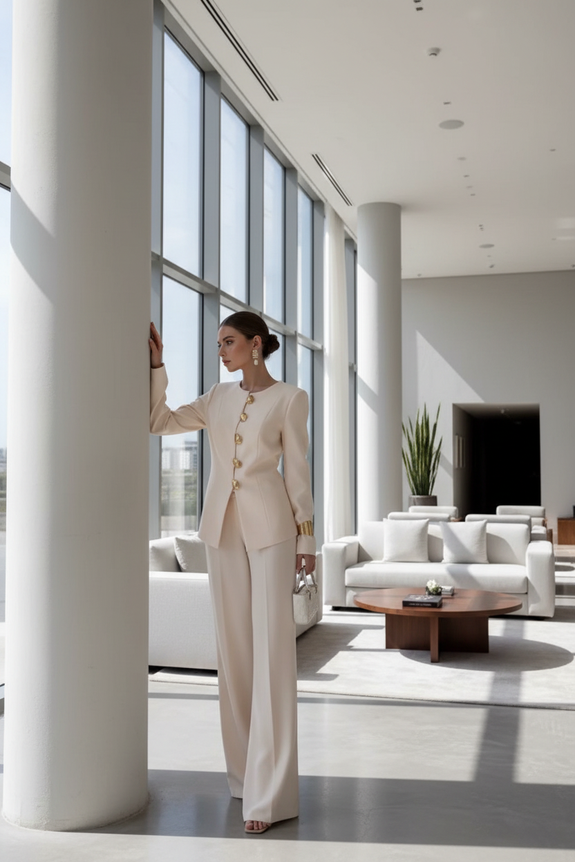 En lobby minimalista