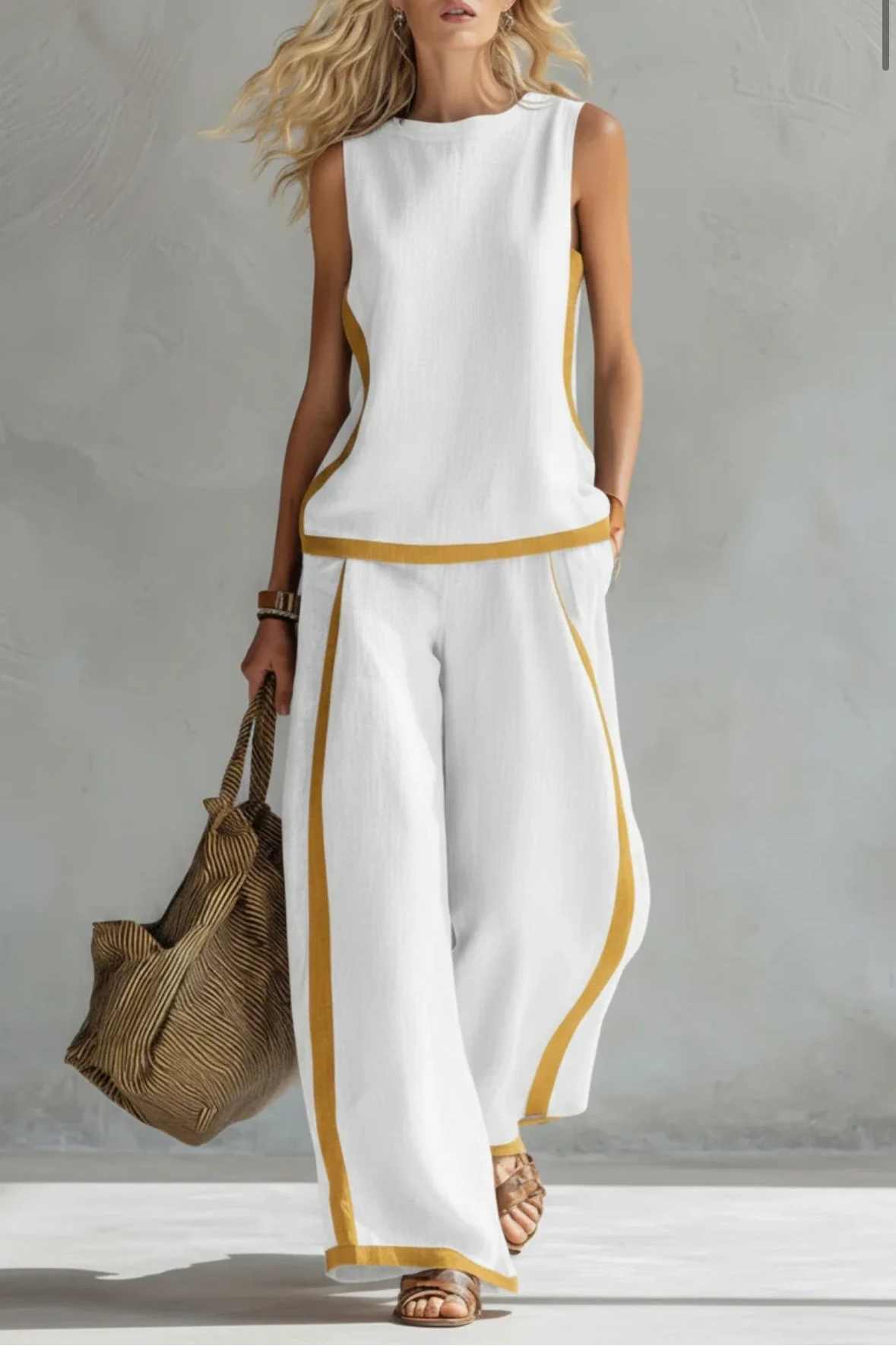 AURENE™ | CONJUNTO DE LINO DE DOS PIEZAS