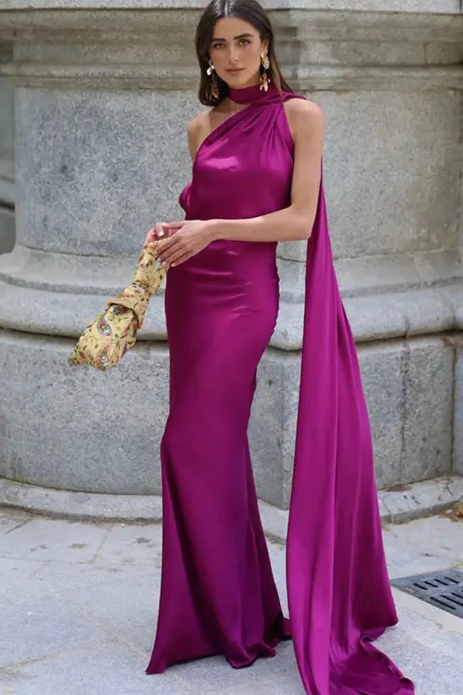 Vestido Halter para Invitada