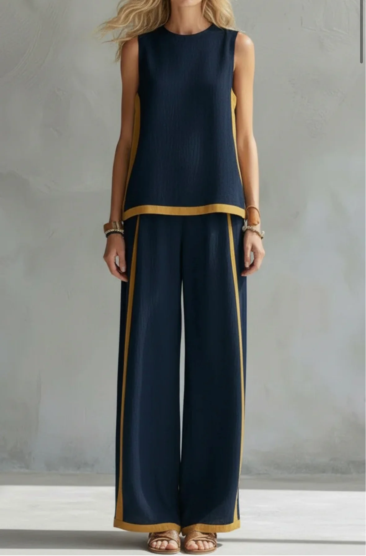 AURENE™ | CONJUNTO DE LINO DE DOS PIEZAS