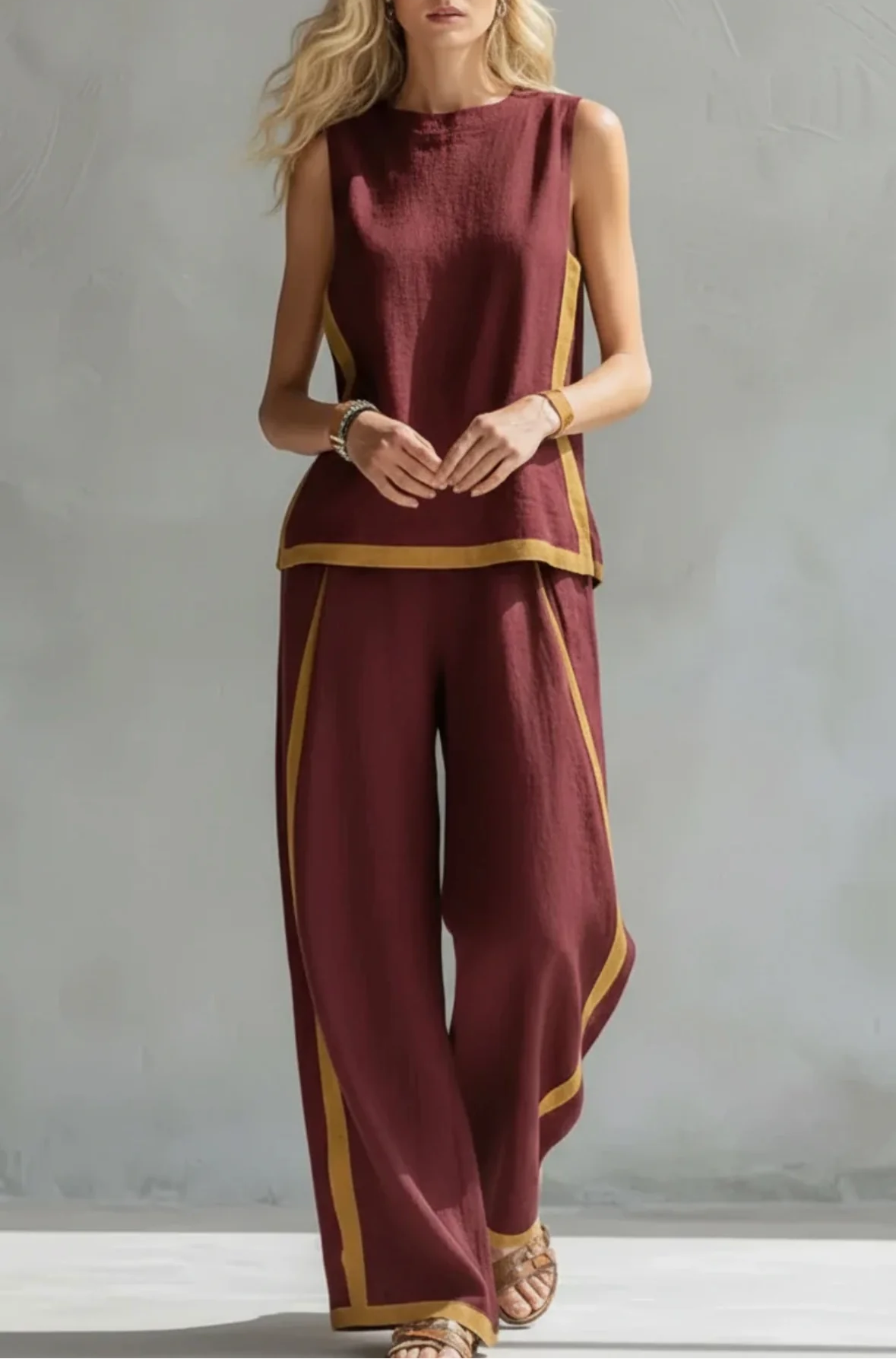 AURENE™ | CONJUNTO DE LINO DE DOS PIEZAS