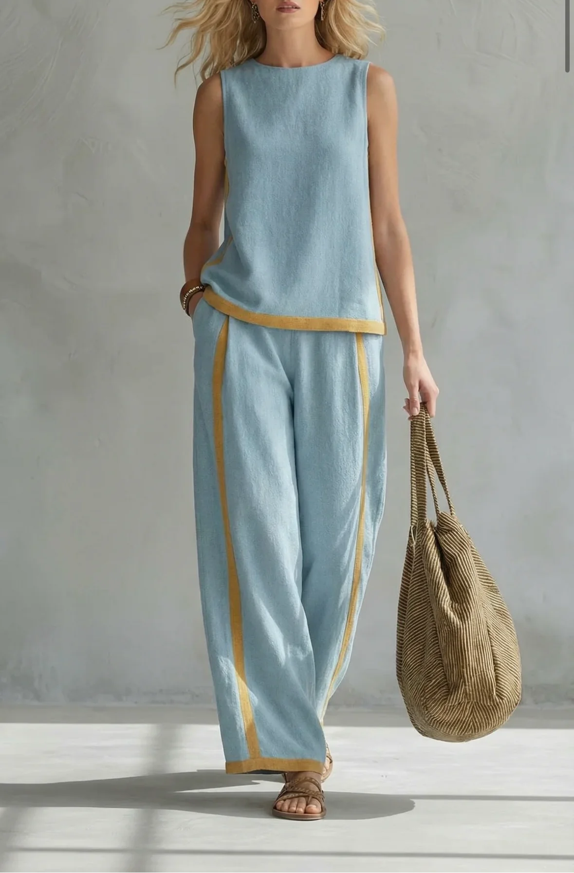 AURENE™ | CONJUNTO DE LINO DE DOS PIEZAS