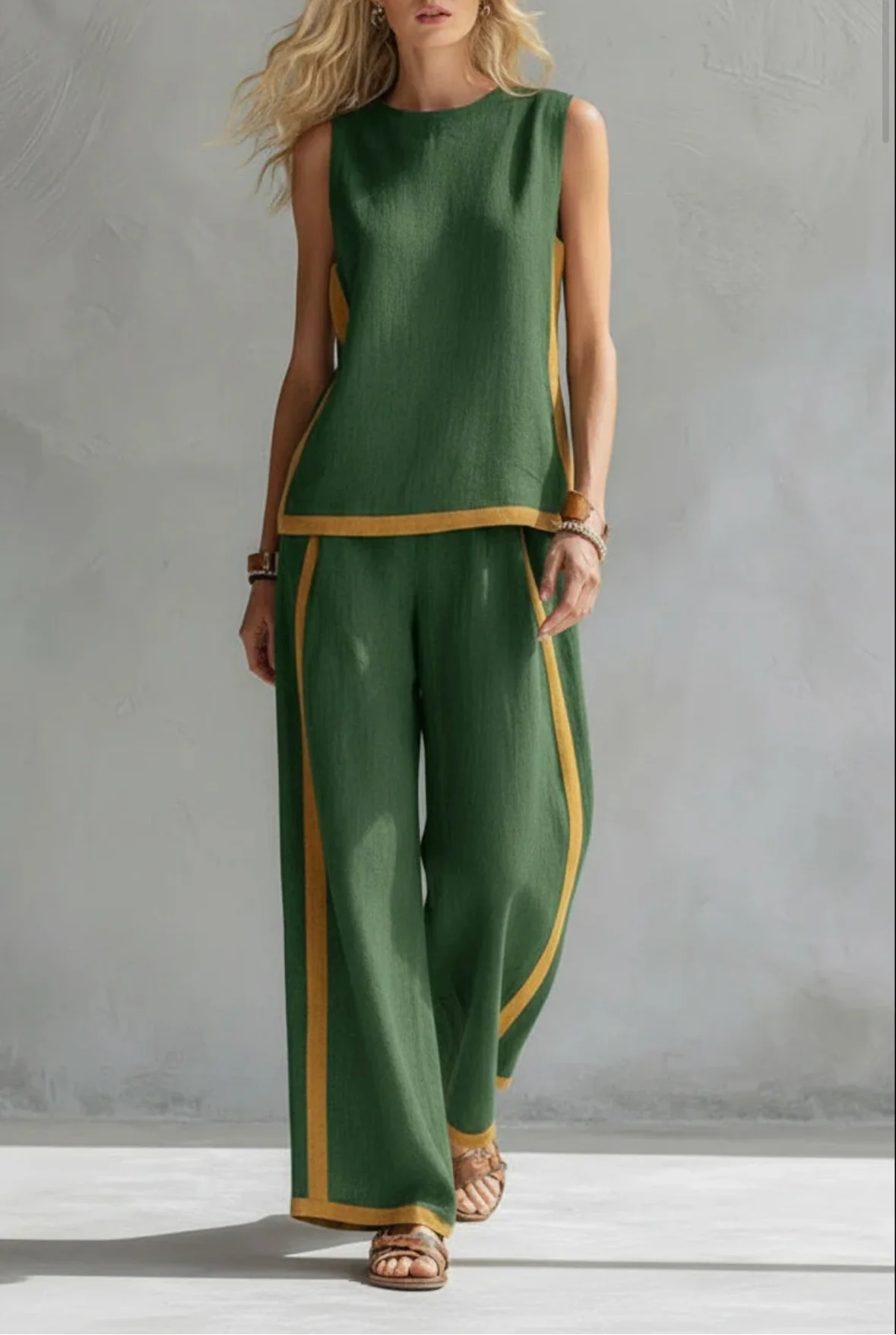 AURENE™ | CONJUNTO DE LINO DE DOS PIEZAS