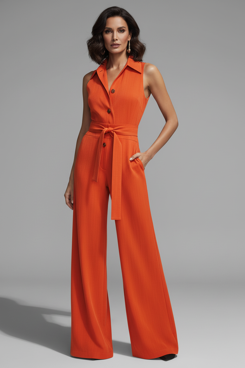 Mono naranja - Vista tres cuartos