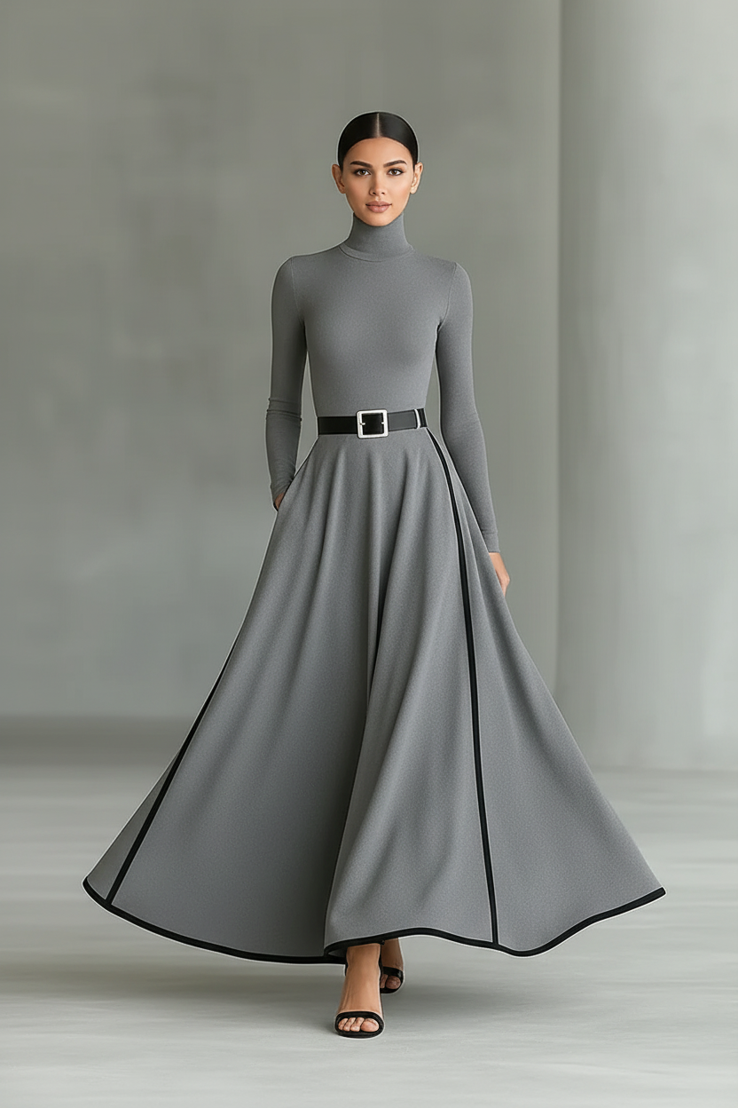 Vestido gris - Opción 2